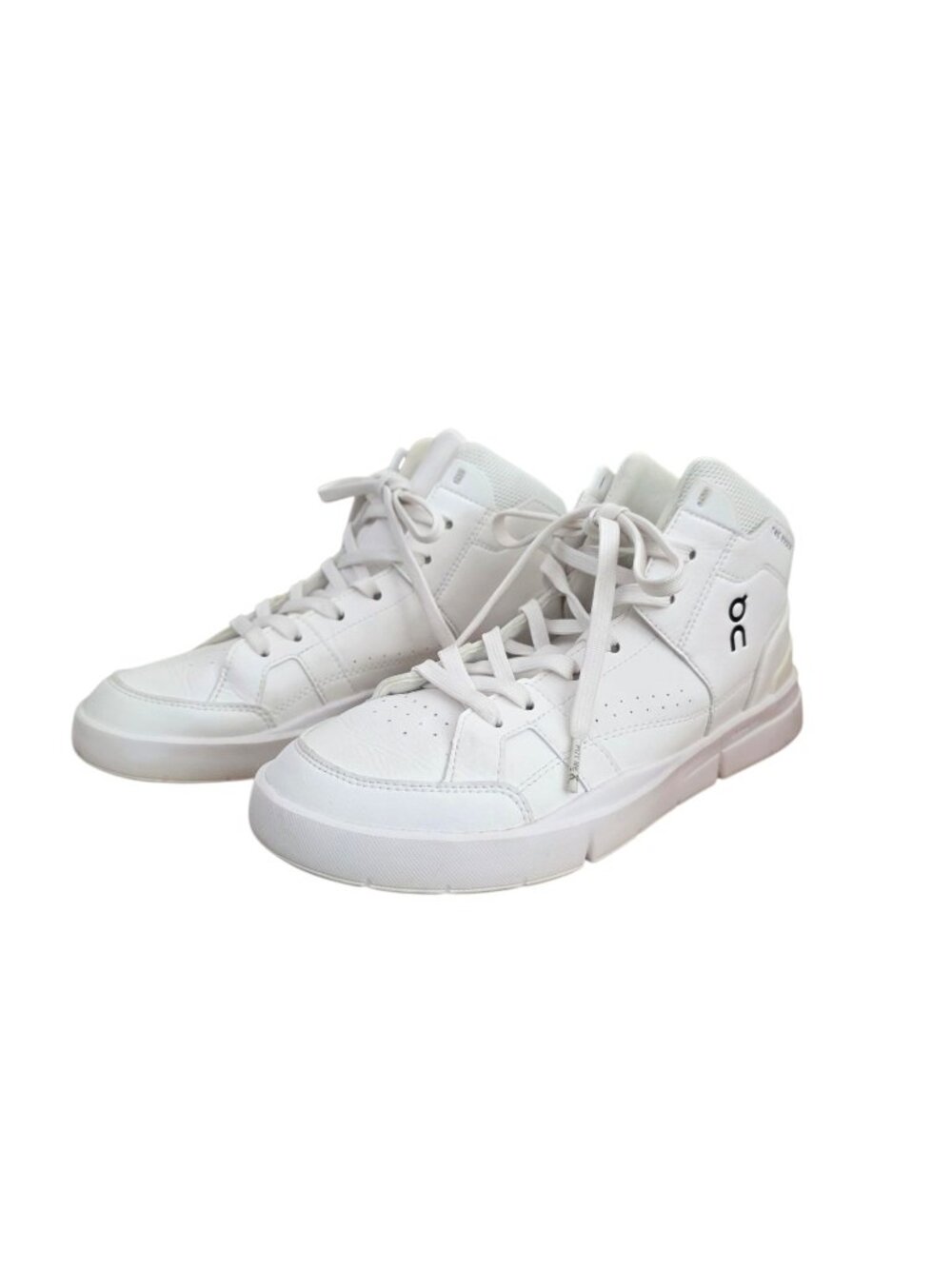 OC On Cloud The Roger Clubhouse Mid Leather Sneaker White 7.5 Worn Once